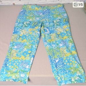 Colorful Patterned Pants Key West Size 14